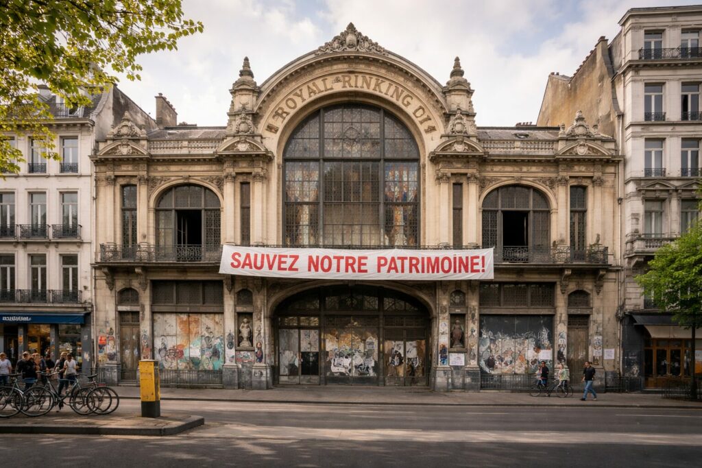 Le Royal Rinking en declin a Ixelles
