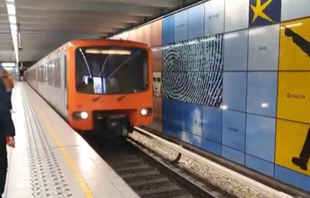 Metro bruxellois perturbe