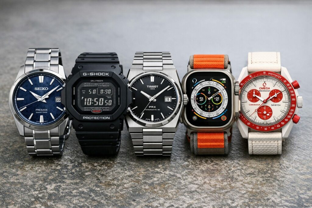 Montre en serie Elegance et robustesse