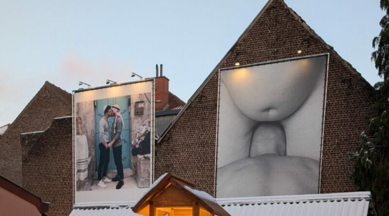 OEuvre dart controversee a Jette une exposition publique jugee inadaptee aux enfants