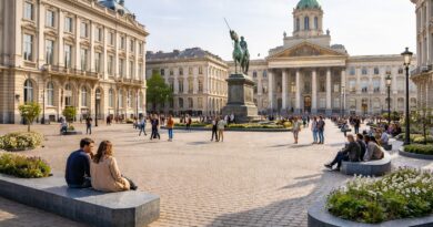 Place Royale sous le soleil de Bruxelles
