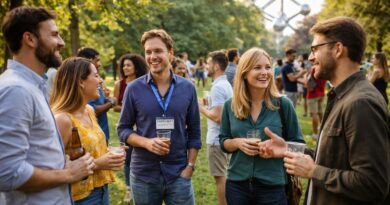 Rencontre en plein air a Bruxelles