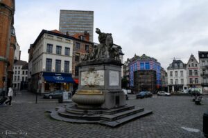 La fontaine de Minerve à Bruxelles