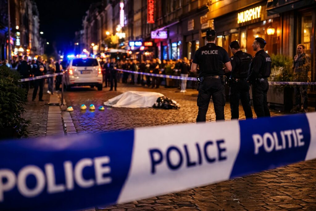 Scene de crime a Ixelles