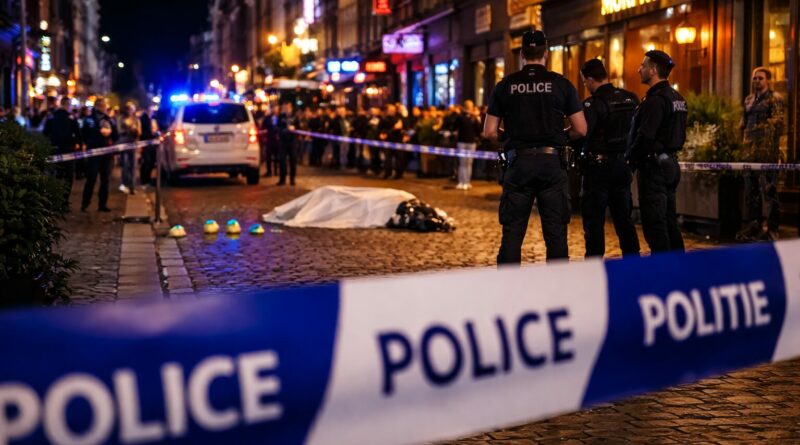 Scene de crime a Ixelles