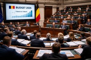 Seance parlementaire sur le budget