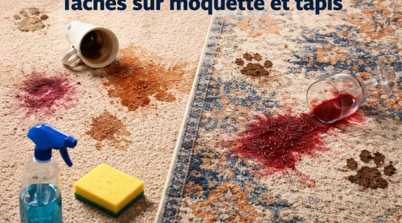Taches sur moquette et tapis