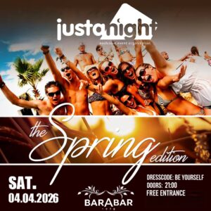 SPRING BREAK – SAT 04.04 ✩ INTERNATIONAL PARTY ✩ BARABAR | 80’s 90’s 2000’s | FREE ENTRANCE – By Just A Night