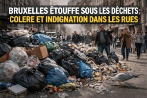 Bruxelles étouffe sous les déchets : colère et indignation dans les rues