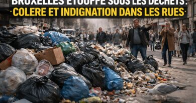 Bruxelles etouffe sous les dechets