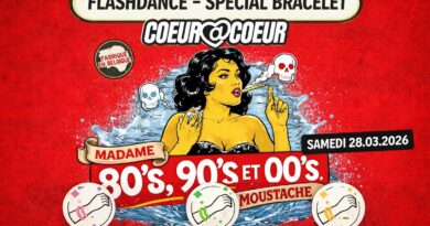 Flashdance special bracelet evenement retrobis
