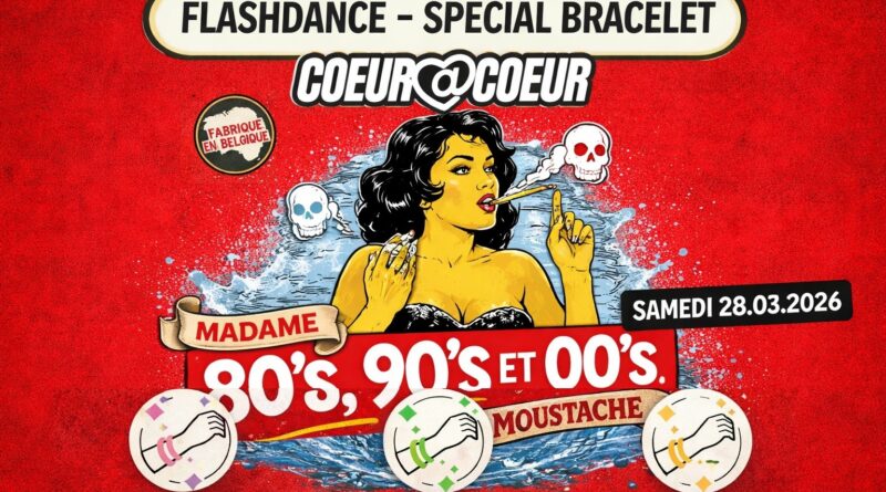 Flashdance special bracelet evenement retrobis