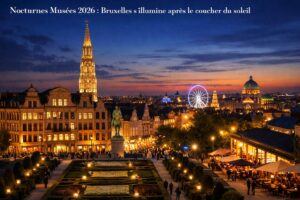 Nocturnes musées 2026 : Bruxelles s’illumine après le coucher du soleil