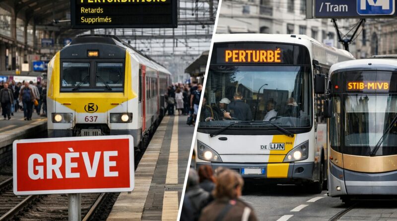 Perturbations des transports en Belgique