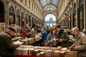 Les bouquinistes font vivre les livres au Cinquantenaire