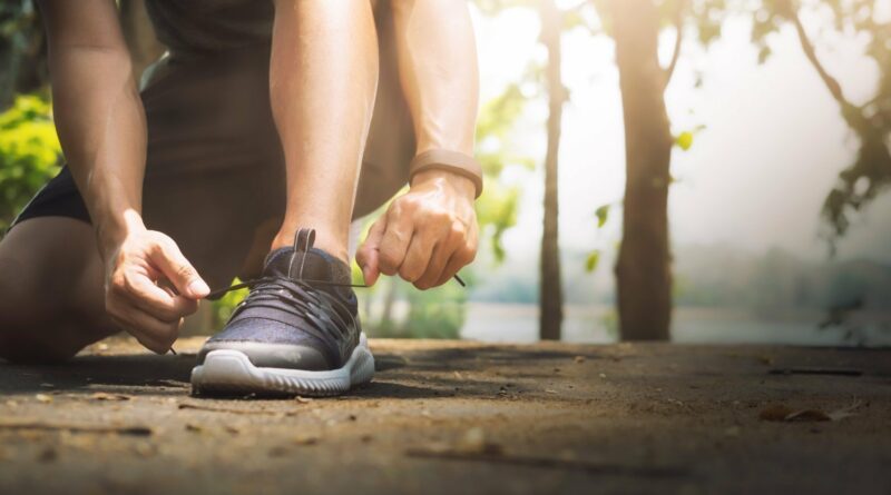 Je cours pour ma forme dans le parc roi baudouin a jette