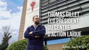 Le Centre d’Action Laïque a élu son nouveau président Thomas Gillet