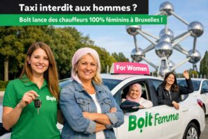 Taxi interdit aux hommes ? Bolt lance des chauffeurs 100 % féminins à Bruxelles !