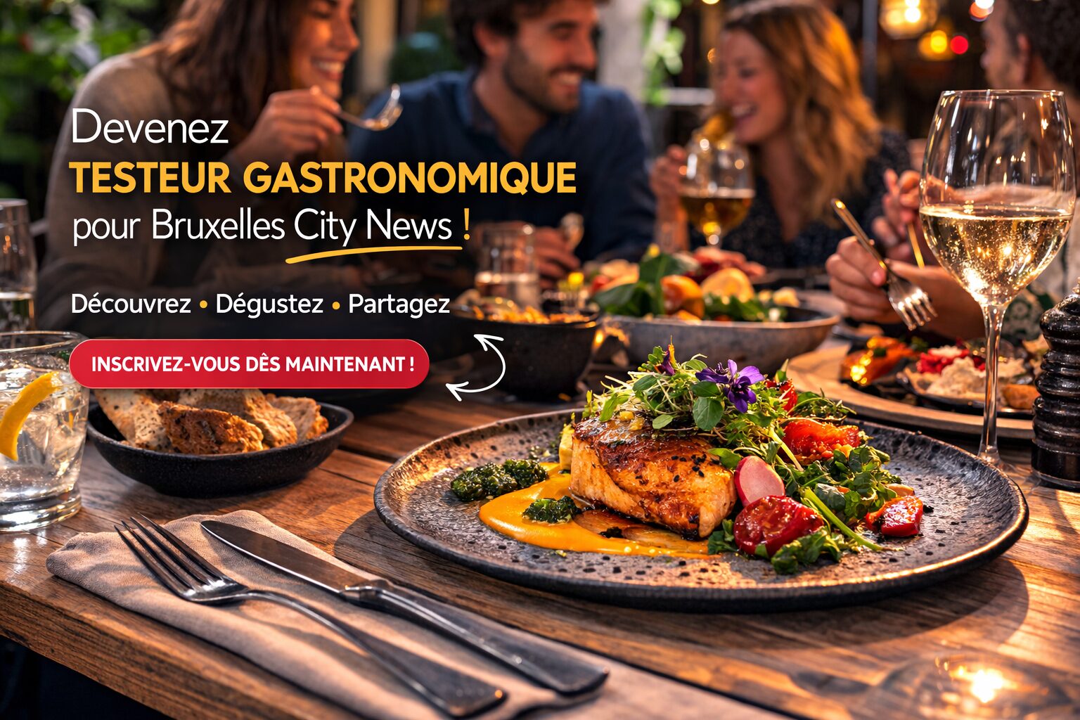 Testeur gastronomique Bruxelles City News