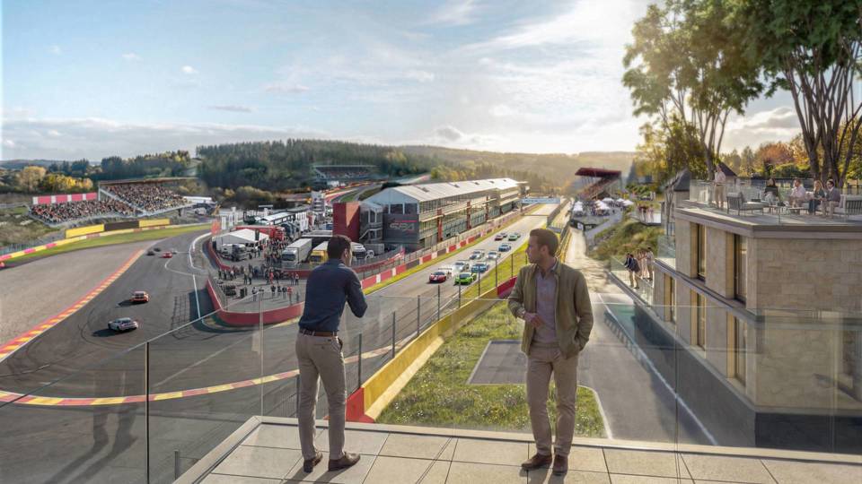 Un projet hôtelier en bord de piste à Spa-Francorchamps