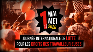 Un Premier Mai festif, militant et solidaire au Mont des Arts à Bruxelles