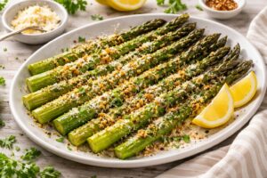 Asperges rôties au parmesan : le printemps dans ton assiette !