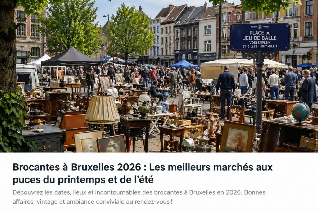 Brocantes a Bruxelles