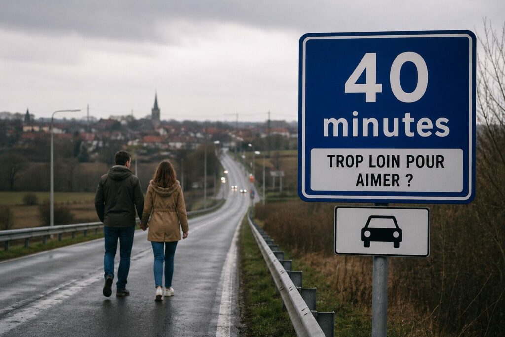 En Belgique 40 minutes de distance suffisent a tuer une relation