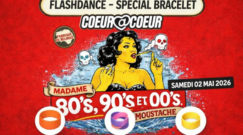 Flashdance et bracelets vintage Belgique