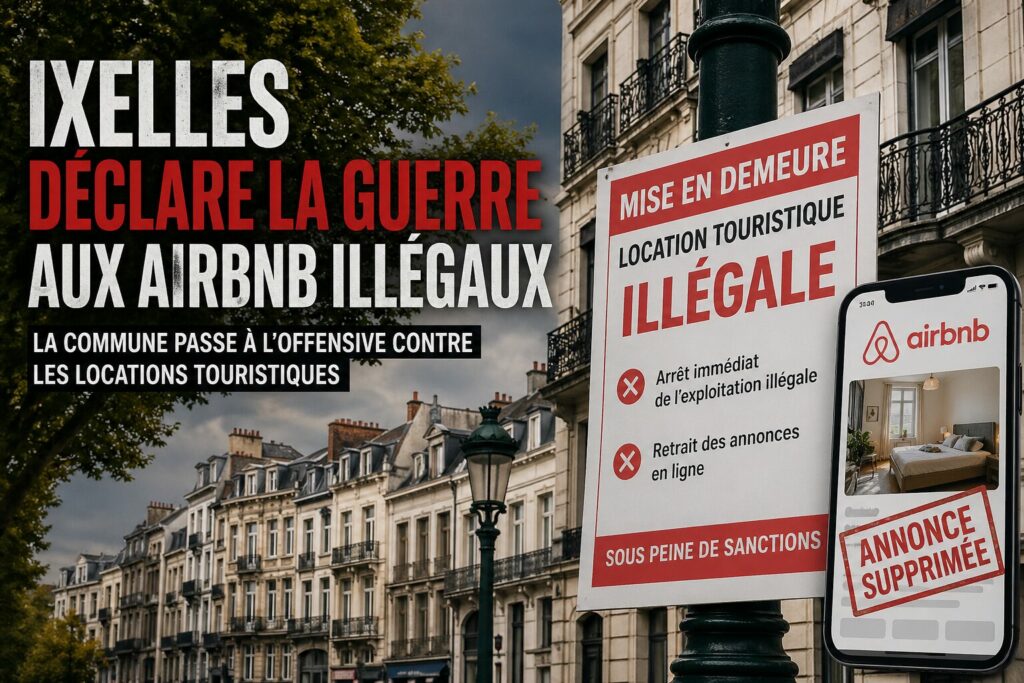 Ixelles renforce le controle des locations Airbnb illegales