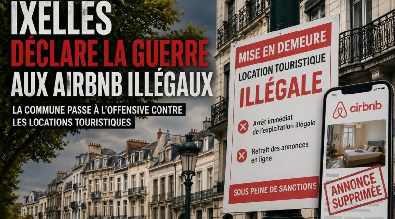 Ixelles renforce le controle des locations Airbnb illegales