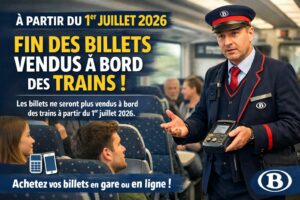 Plus de tickets à bord des trains dès le 1er juillet