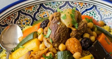 Couscous jarret dageau et merguez