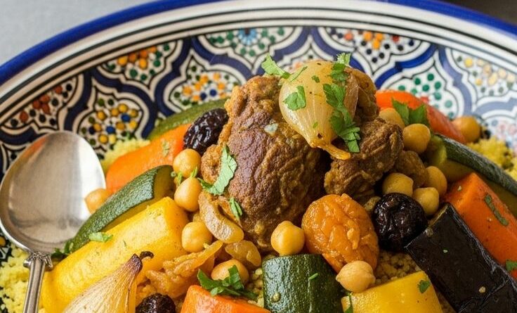 Couscous jarret dageau et merguez