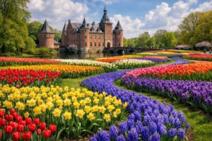 Printemps en fleurs au Château de Grand-Bigard : un million de couleurs !