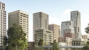 « Lake Side » est un futur quartier urbain sur le site de Tour et Taxis à Bruxelles