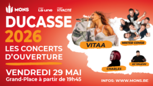 Les concerts d’ouverture de la Ducasse de Mons 2026 sur RTBF La Une et VivaCité