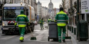 Bruxelles : les agents de propreté en colère face aux réformes de financement – leurs emplois menacés