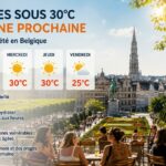 Bruxelles sous 30°C