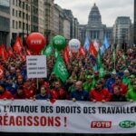 Manifestation nationale en Belgique