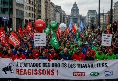 Manifestation nationale en Belgique