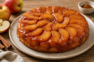 Recette facile de cake tatin aux pommes et cannelle à l’air fryer