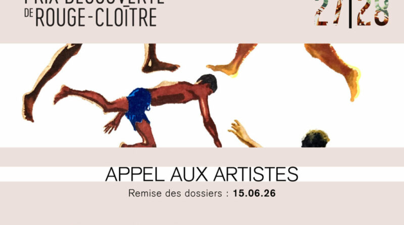 Appel artistes prix decouverte rouge cloitre auderghem