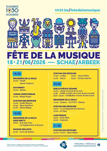 2 fete musique schaerbeek