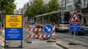 Bruxelles sous pression : routes fermées et trams perturbés tout l’été 2026