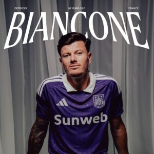 Football : Giulian Biancone pour renforcer la défense du RSC Anderlecht