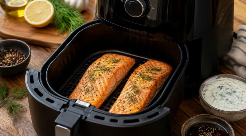 Saumon a lAirfryer facon gastronomique
