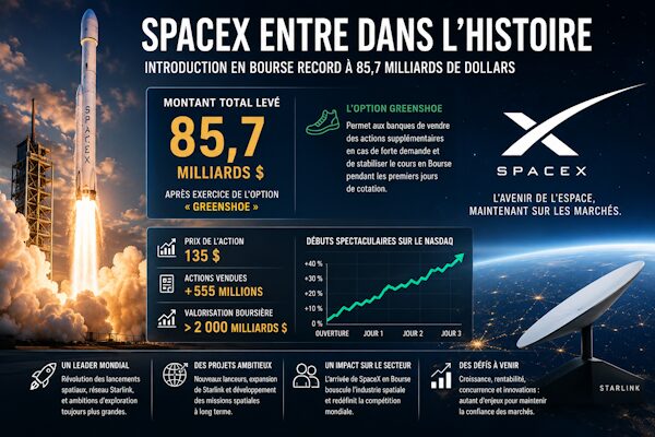 SpaceX en Bourse