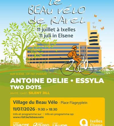 Le beau velo de ravel passe aussi a ixelles