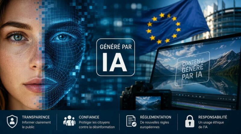 Europe impose le marquage des images et videos generees par intelligence artificielle